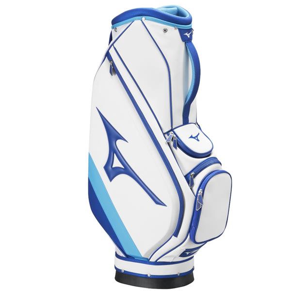 Mizuno Tour Staff Cart Bag 22 5W White Blue