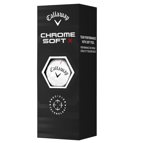 Callaway Chrome Soft X Ball White  Golf Balls 22 ( 2 Dozen €99 )
