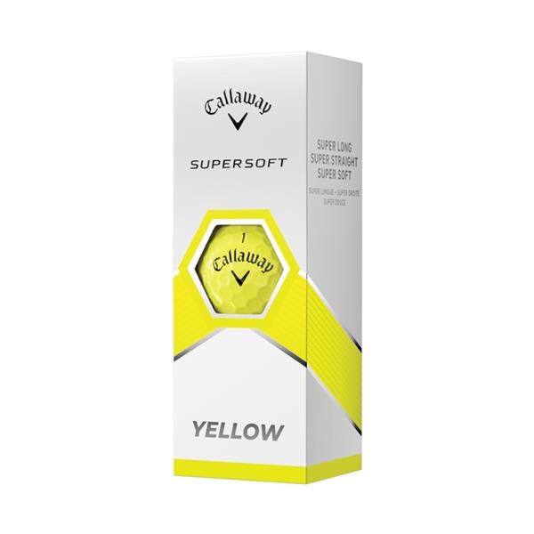 Callaway Supersoft 23 Golf Balls Dozen Yellow