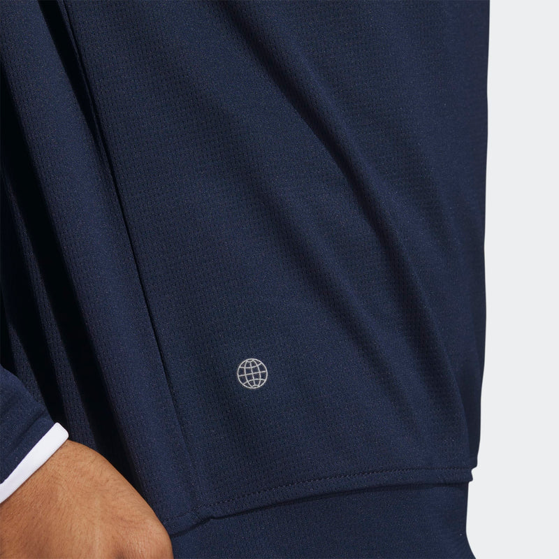 adidas Light Weight  Quarter Zip Collegiate Navy/White