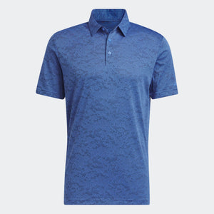 adidas Golf Textured Jacquard Shirt Blue Fusion / Collegiate Navy