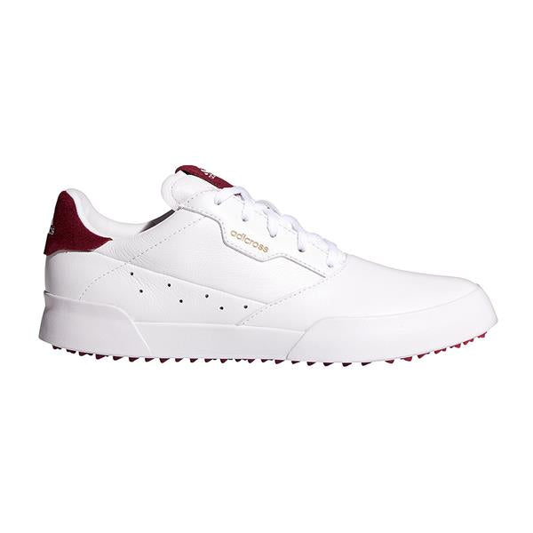 adidas Ladies Adicross Spikeless Retro Shoes White - Wild Pink