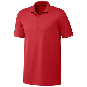 adidas Gents Performance Polo Shirt Collegiate Red