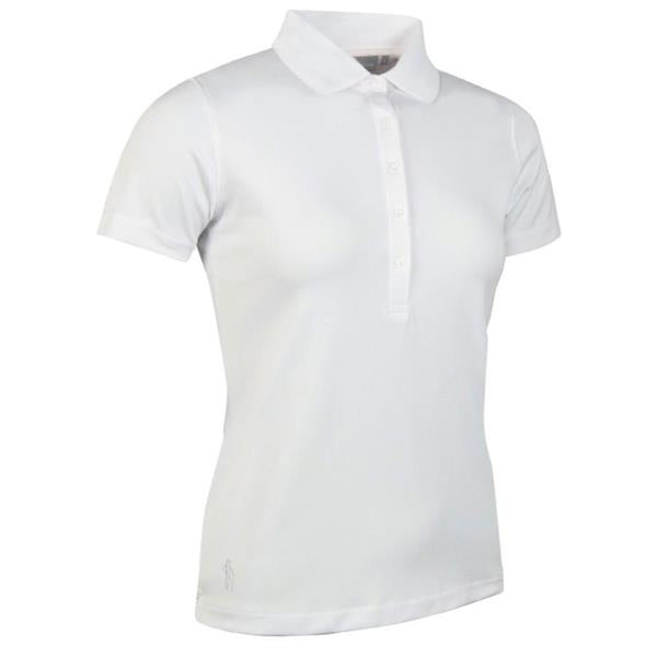 Glenmuir Ladies Paloma Polo Shirt White-LSP2540
