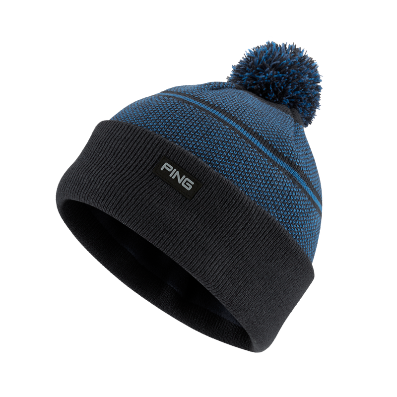 PING MEN'S HEWITT BOBBLE KNIT HAT Navy/Delph Blue