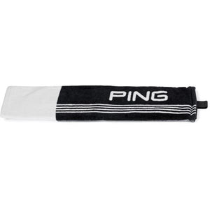 Ping 214 Trifold Towel Black White
