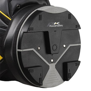 Powakaddy DLX-Lite Cart Bag  Gunmetal Yellow