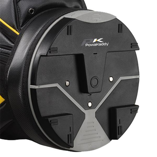 Powakaddy DLX-Lite Cart Bag  Gunmetal Yellow