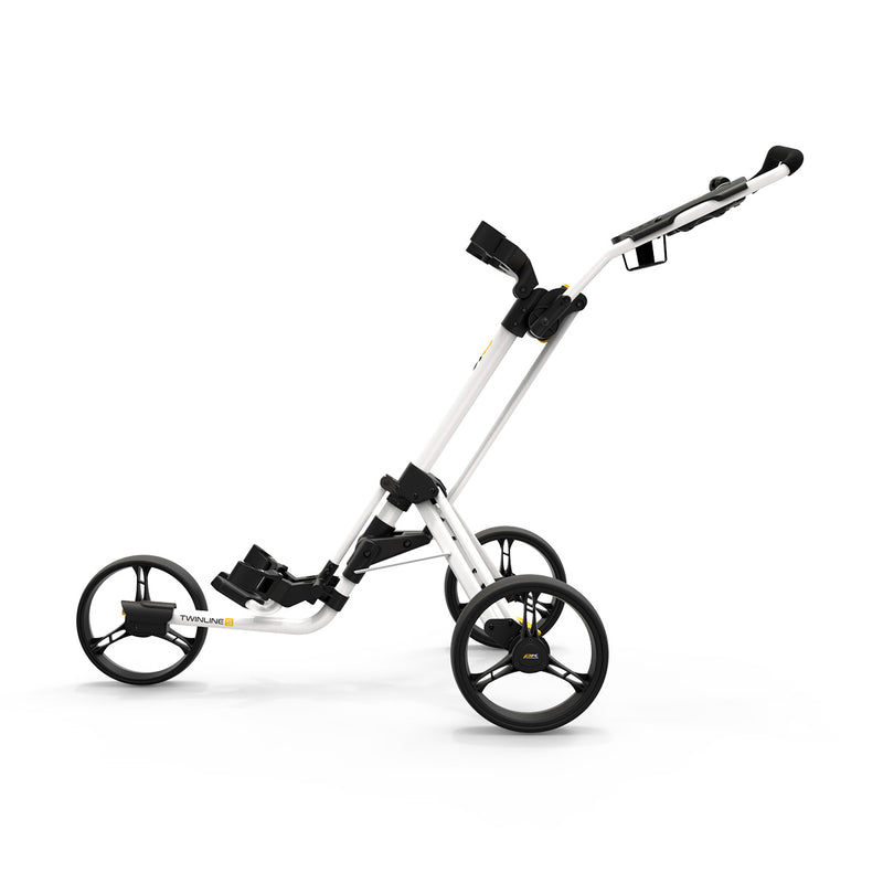 PowaKaddy  2022 Twinline 5 Push Cart Polar White