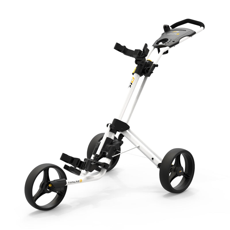 PowaKaddy  2022 Twinline 5 Push Cart Polar White