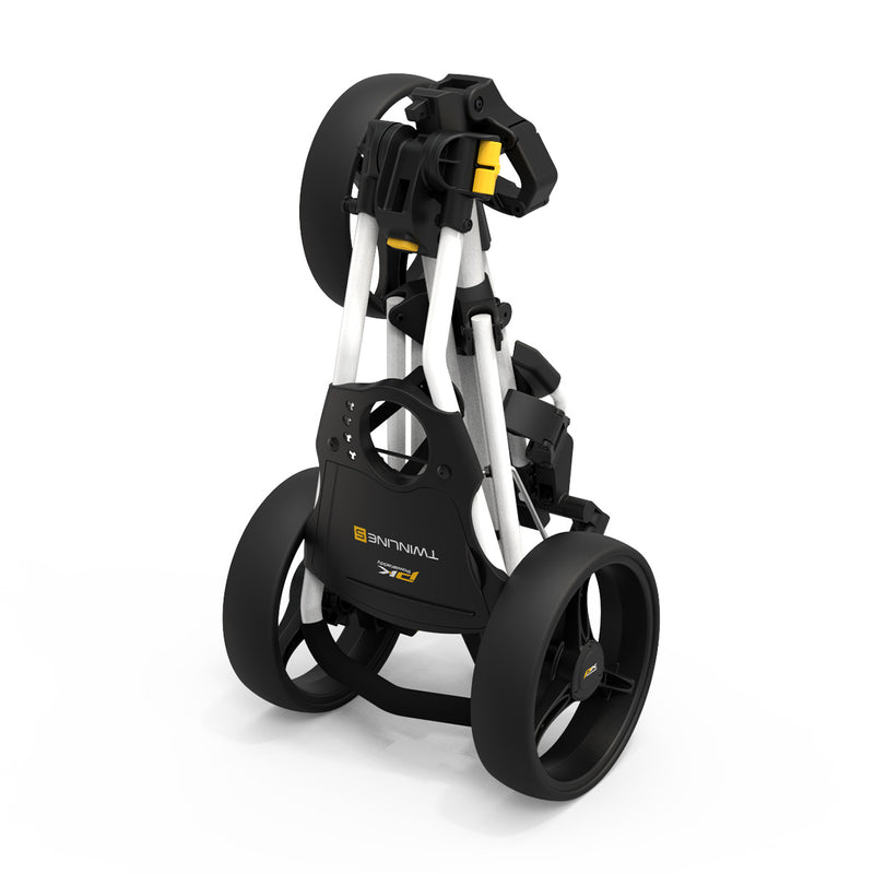 PowaKaddy  2022 Twinline 5 Push Cart Polar White
