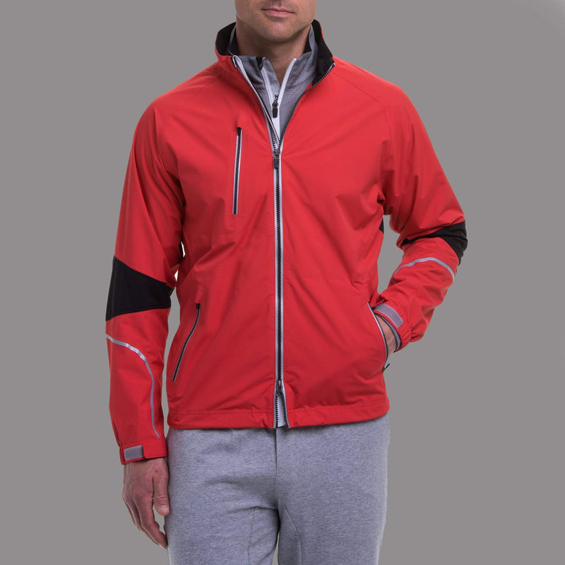 Zero Restriction Gents Full Zip  Power Torque Waterproof Jacket CRIMSON