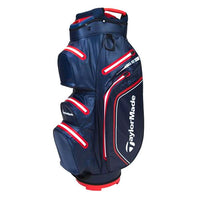 TaylorMade StormDry W/P Cart Bag   Navy Red