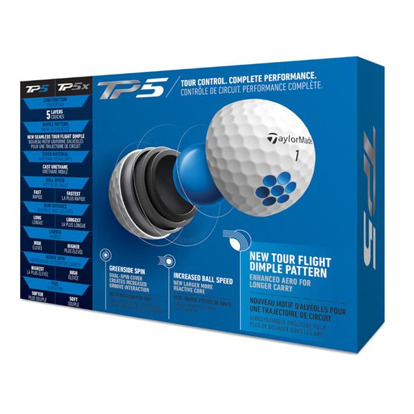 TaylorMade TM21 TP5 Golf Ball White