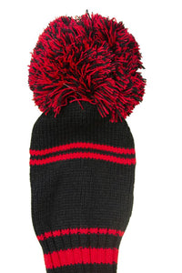 Longridge Pom Pom Headcover - Driver Red