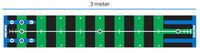 PRO PUTTING PRACTICE MAT 3M GREEN