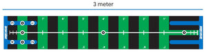 PRO PUTTING PRACTICE MAT 3M GREEN