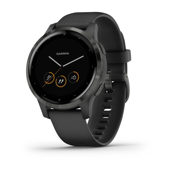 vívoactive 4s Black with Slate  (PVD Black/Gunmetal)