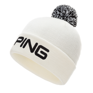 PING Classic Bobble Hat White