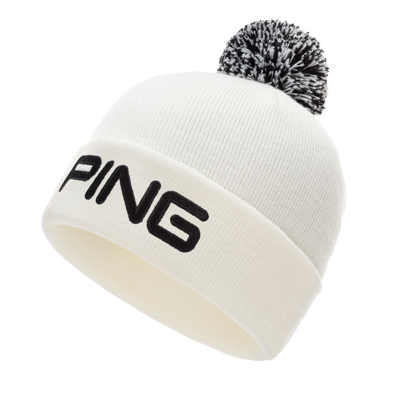 PING Classic Bobble Hat White