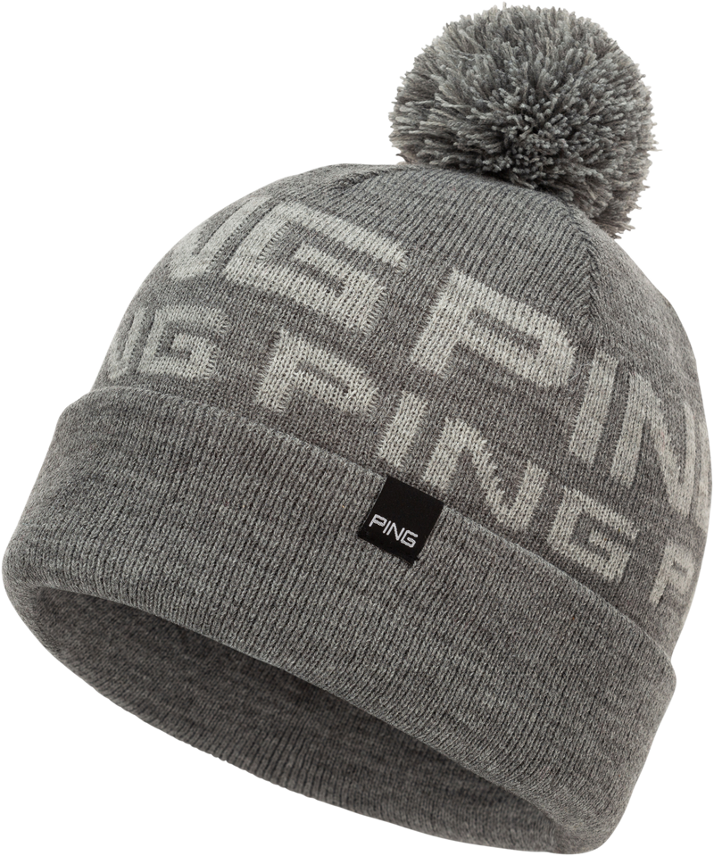 Ping Logo II Bobble Hats Grey Marl/Silver Marl