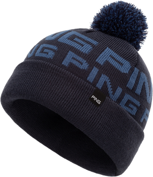 Ping Logo II Bobble Hats Navy/Blue