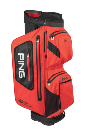 PING PIONEER 201 MONSOON WATERPROOF GOLF CART BAG SCARLET/BLACK