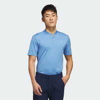 adidas Golf Textured Stripe Shirt Blue Fusion/Preloved Blue