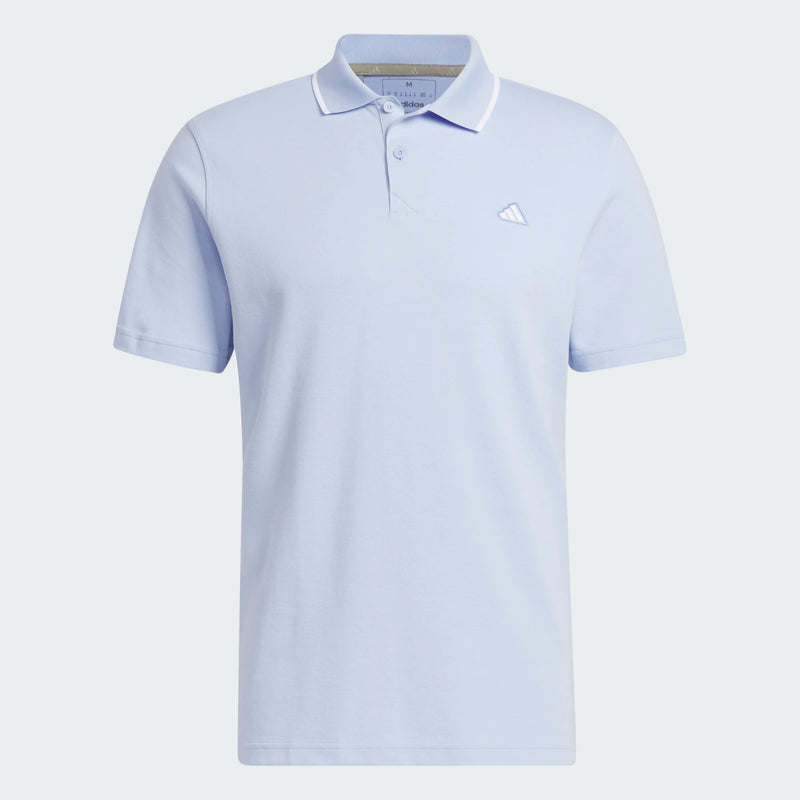 adidas GO-TO PIQUÉ GOLF POLO SHIRT  Blue Dawn