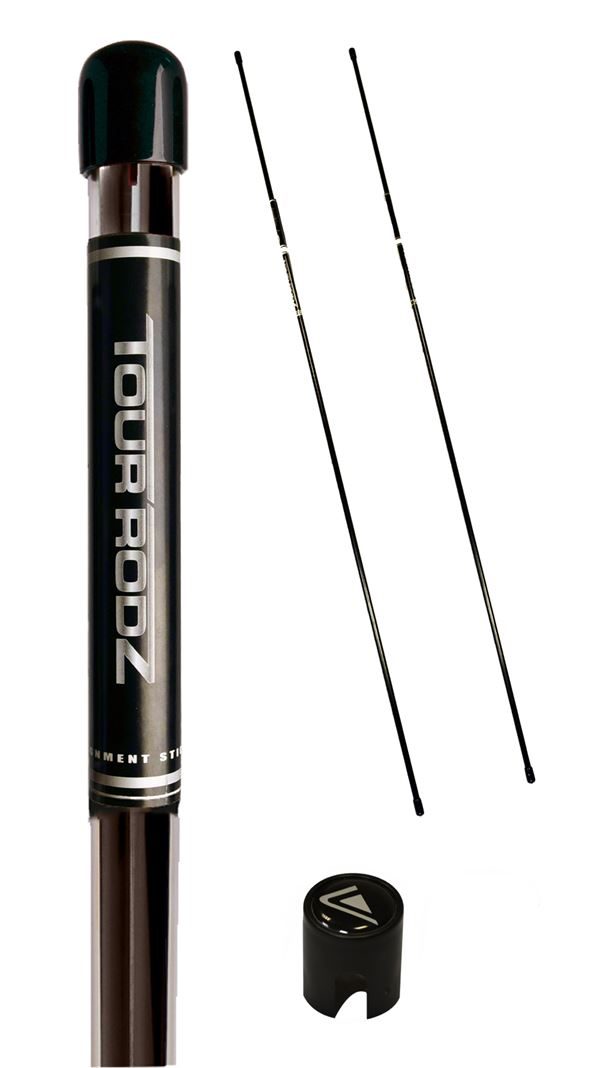 TOUR RODZ ALIGNMENT STICKS - 2pCS  Black