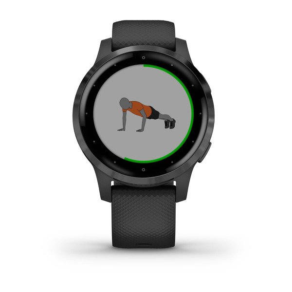 vívoactive 4s Black with Slate  (PVD Black/Gunmetal)