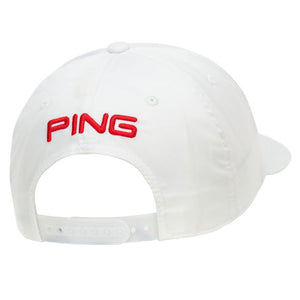 Ping Classic Lite Golf Cap White/Red