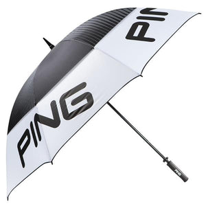 Ping 68" Tour Double Canopy Umbrella White Black