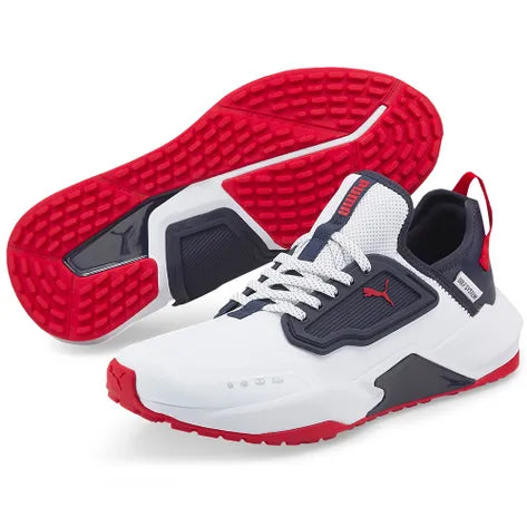 PUMA Golf Shoes - GS-One - White - Navy 2022