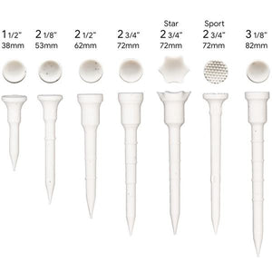 Lignum 38mm Tees 16pk - Mix Neon