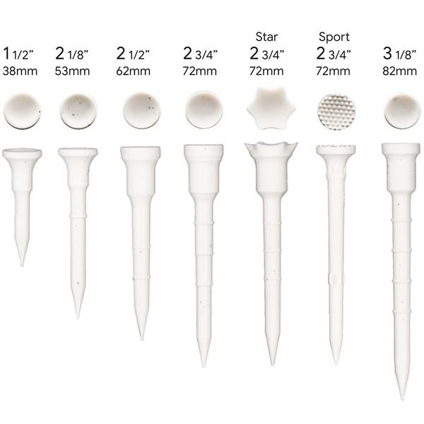 Lignum 72mm Tees 12pk - Flying Pink