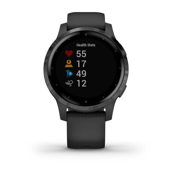 vívoactive 4s Black with Slate  (PVD Black/Gunmetal)